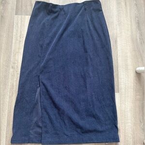 NWT Halara Blue corduroy textured Ribbed Skirt